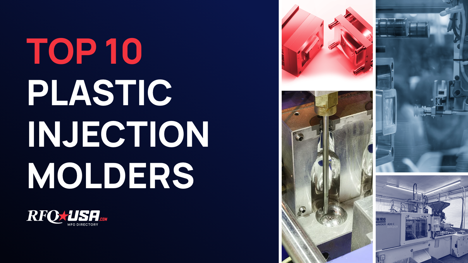 Top Plastic Injection Molding Manufacturers | RFQUSA